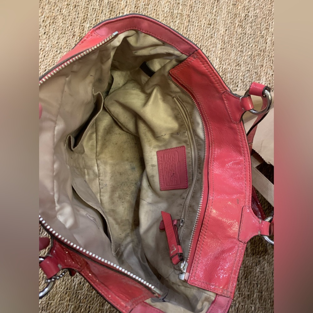 Coach Pink Hand Bag Coach Pink Hang Tag - Picture 8 of 11